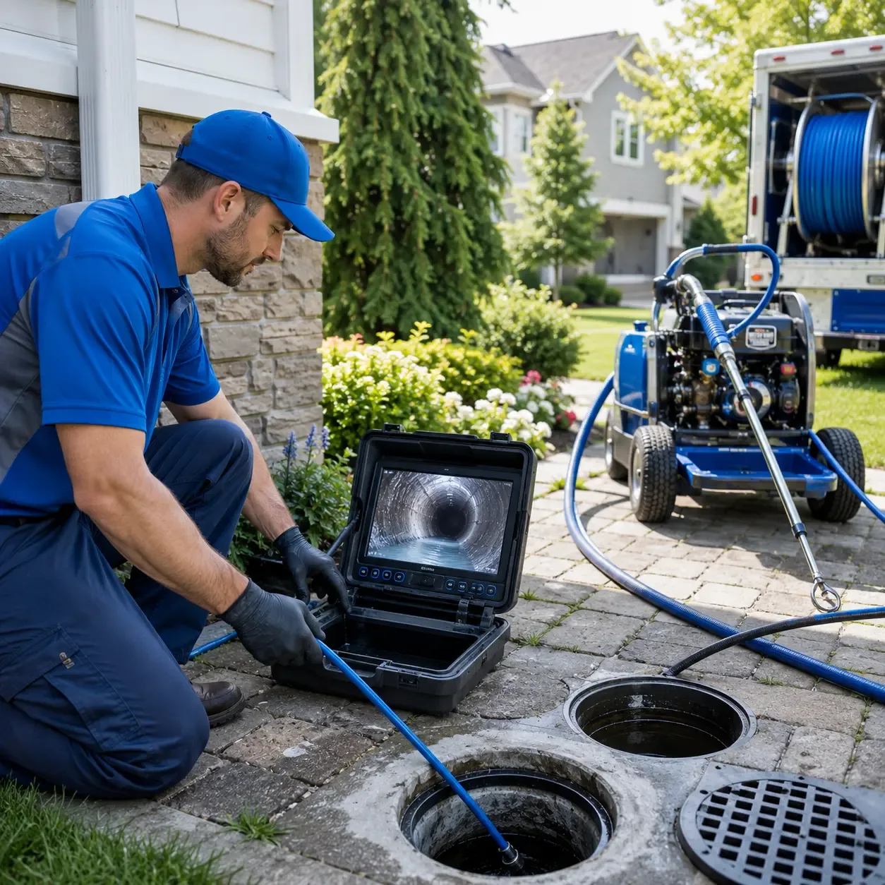 Outdoor drain cleaning professionals serving Parker City, IN